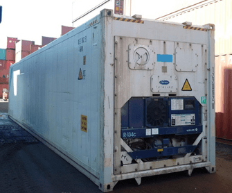 refrigerated shipping container